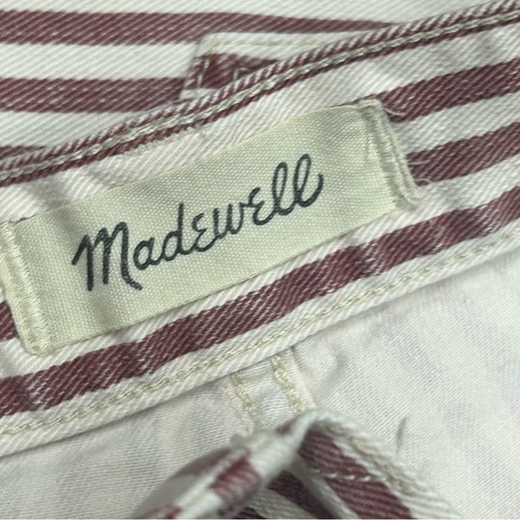 Madewell White and Brown Bermuda Shorts - Picture 3 of 6